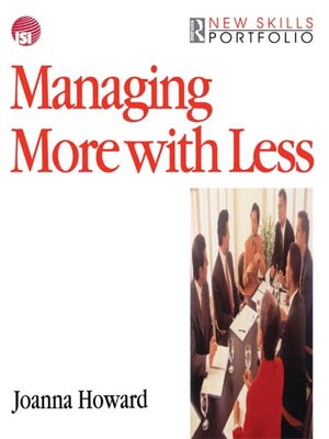 cover image of Managing More with Less